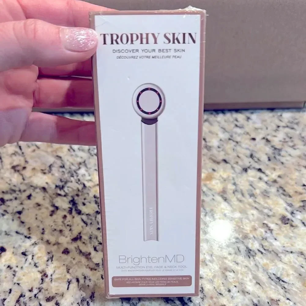 Trophy Skin BrightenMD Device multifunction eye, face and neck tool brand new